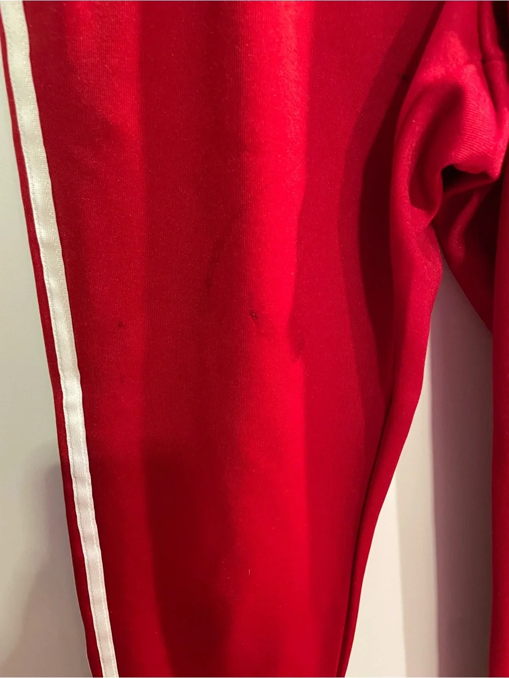 Adidas Men’s Red Track Jacket & Pants Set